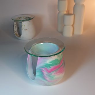 Χειροποίητος καυστήρας για wax melts από πορσελάνη
